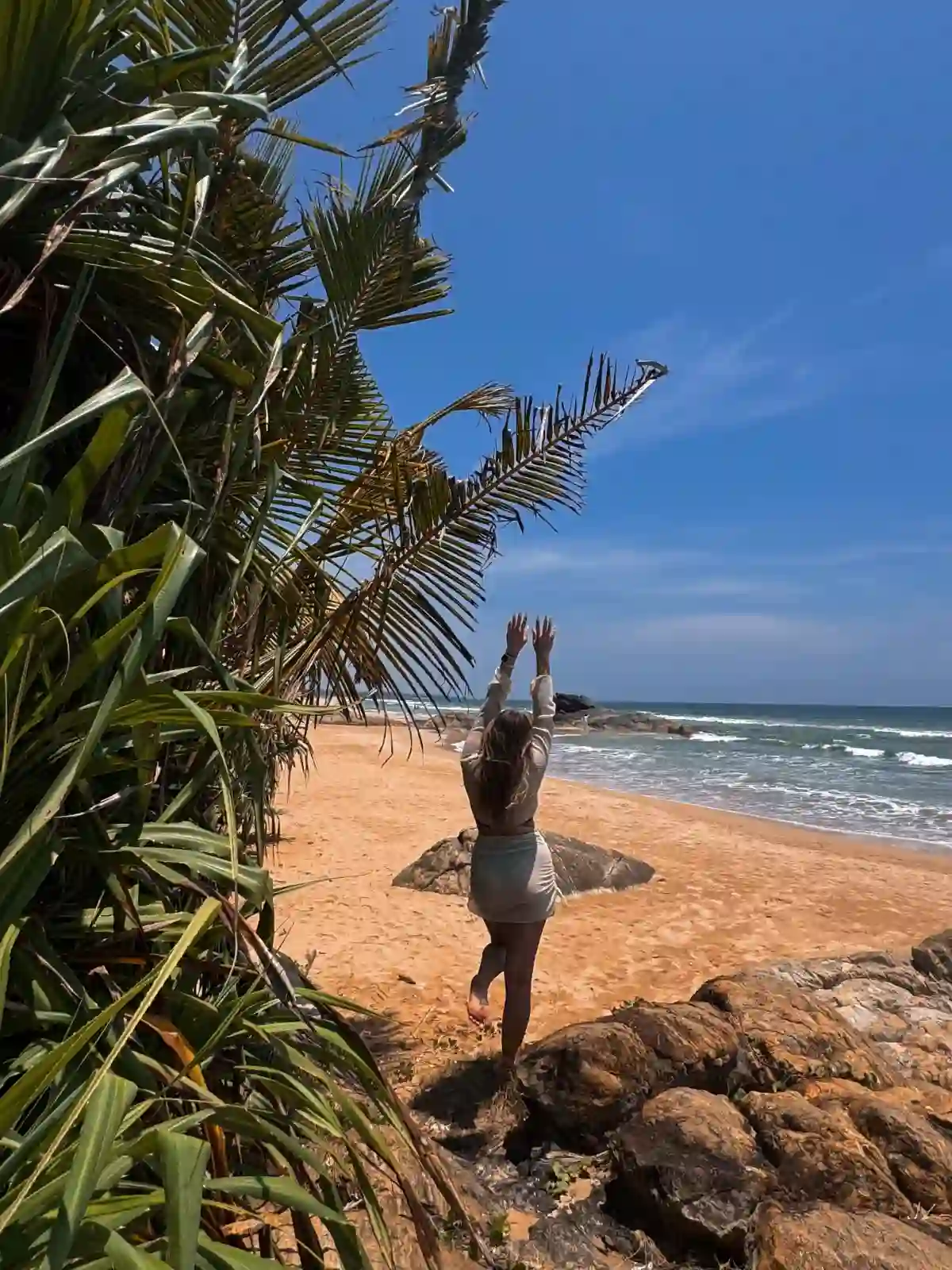 Tropical coastal escape at Bentota Beach, Sri Lanka